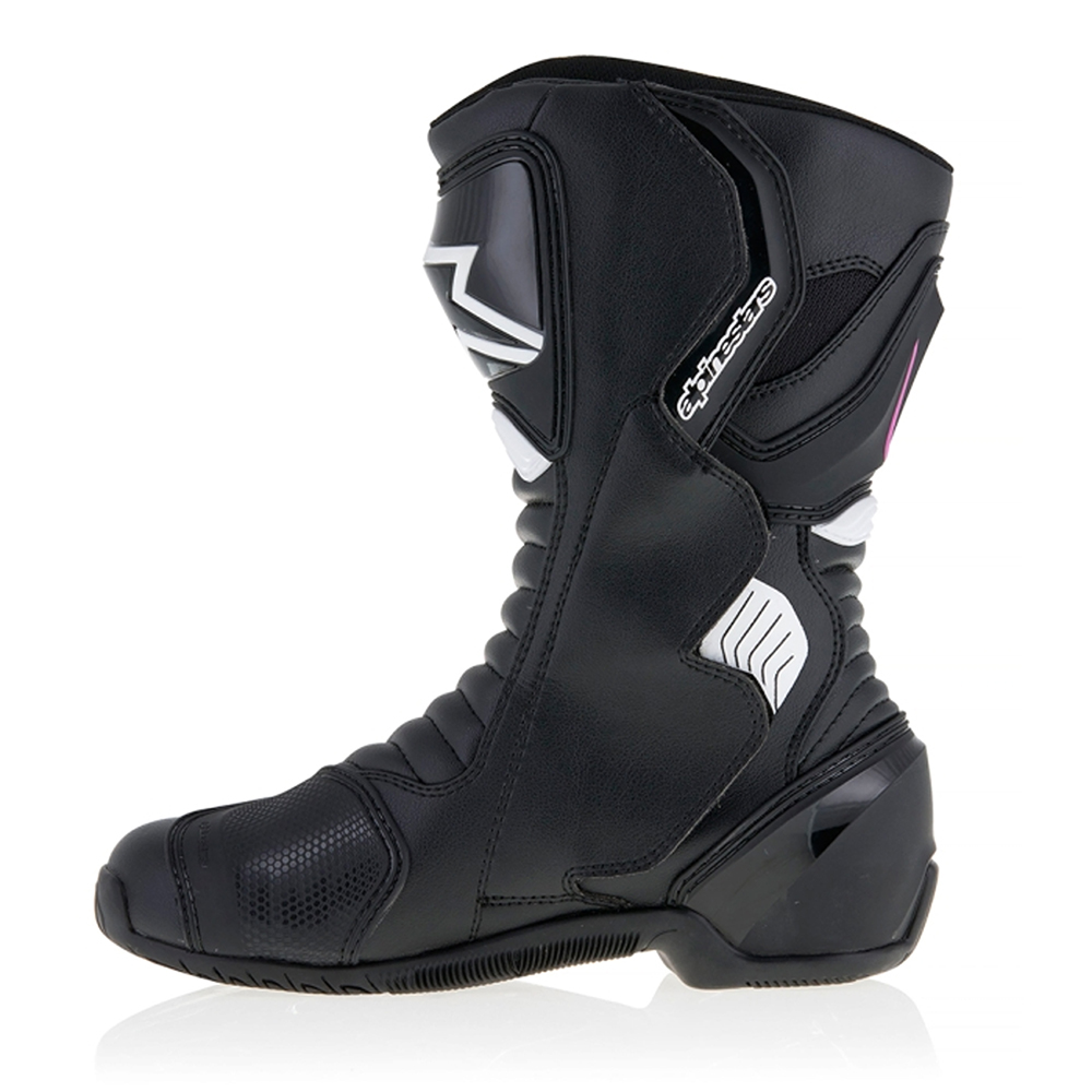 Alpinestars Stella SMX-6 V2 Drystar Womens Boots - Black White Pink - Image 2