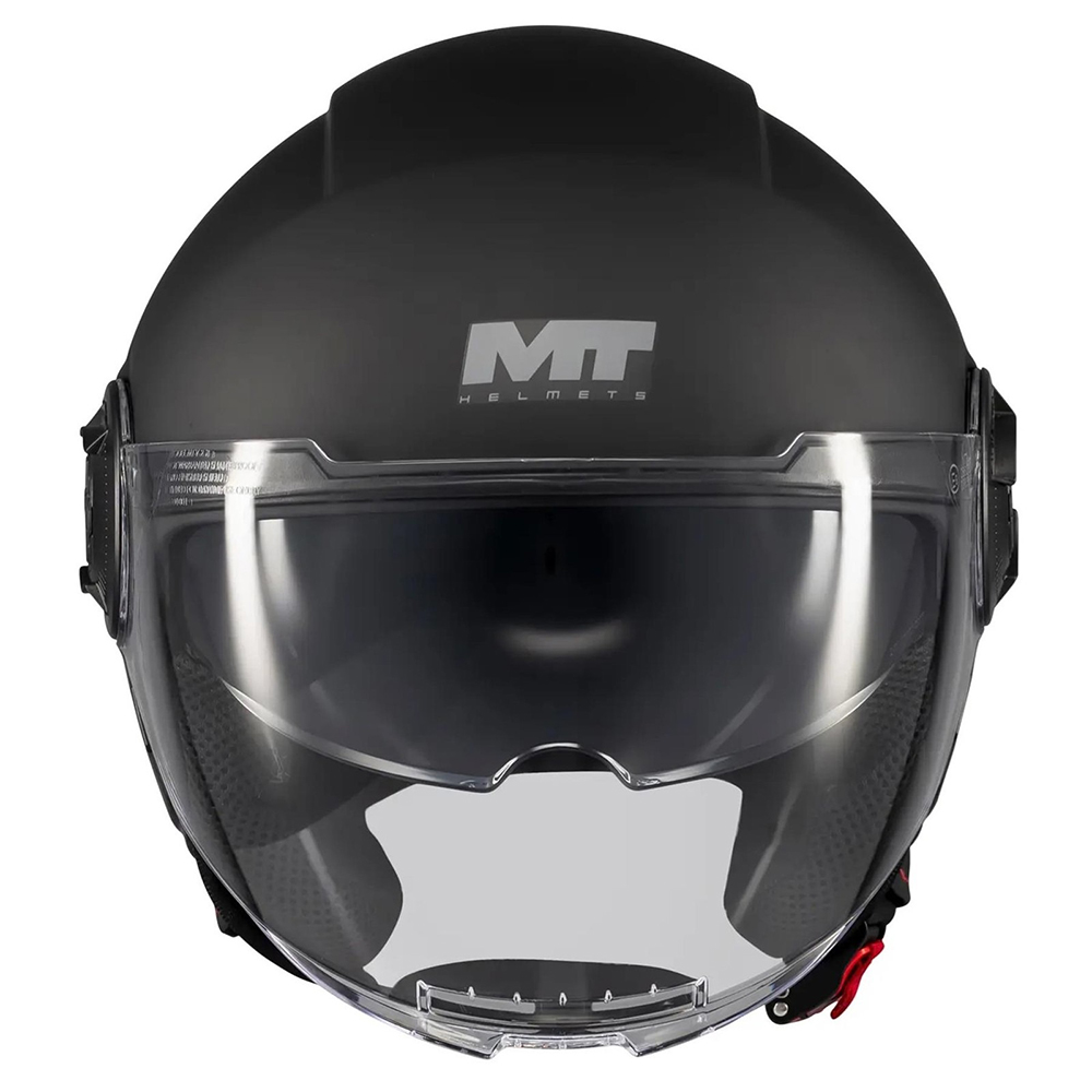 MT Viale SV Pure Open Face Helmet - Matt Black - Image 2