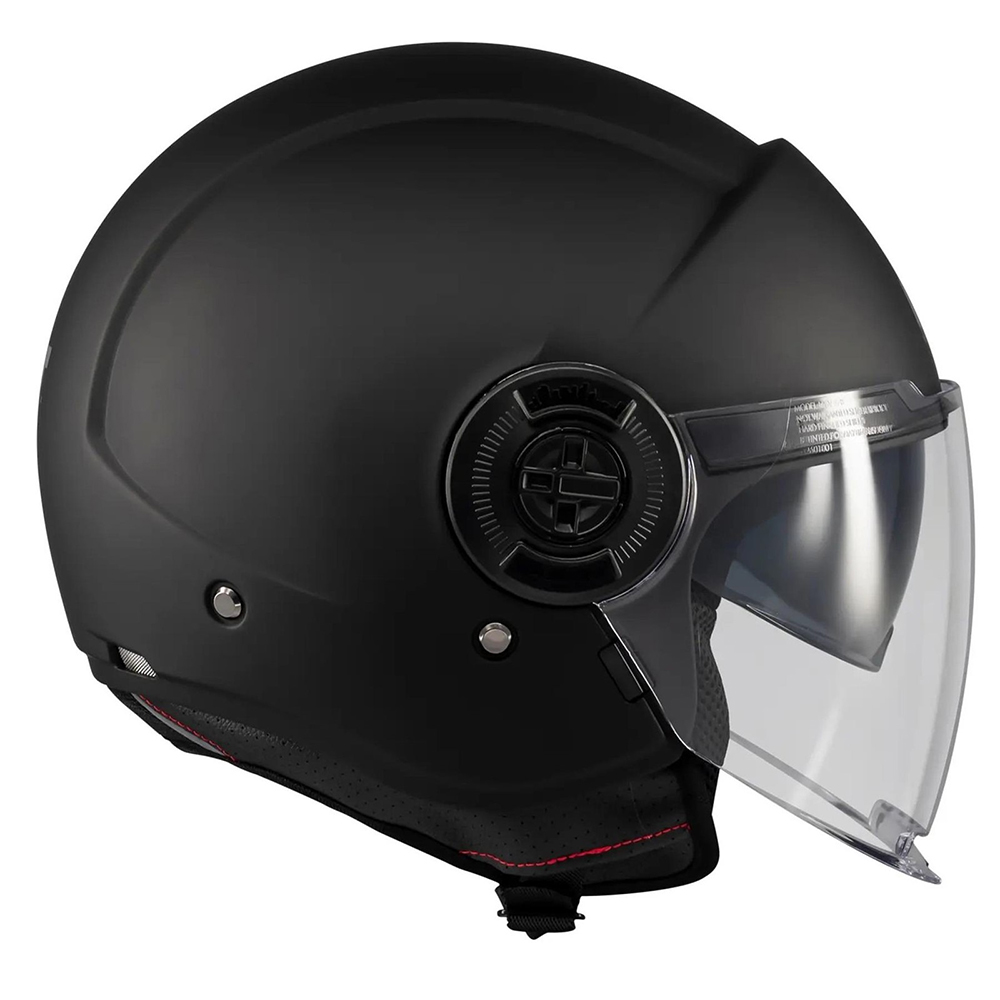 MT Viale SV Pure Open Face Helmet - Matt Black - Image 3