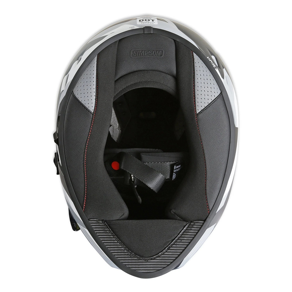 Simpson Venom Have Blue Full Face Helmet - Grey Charcoal - Image 6