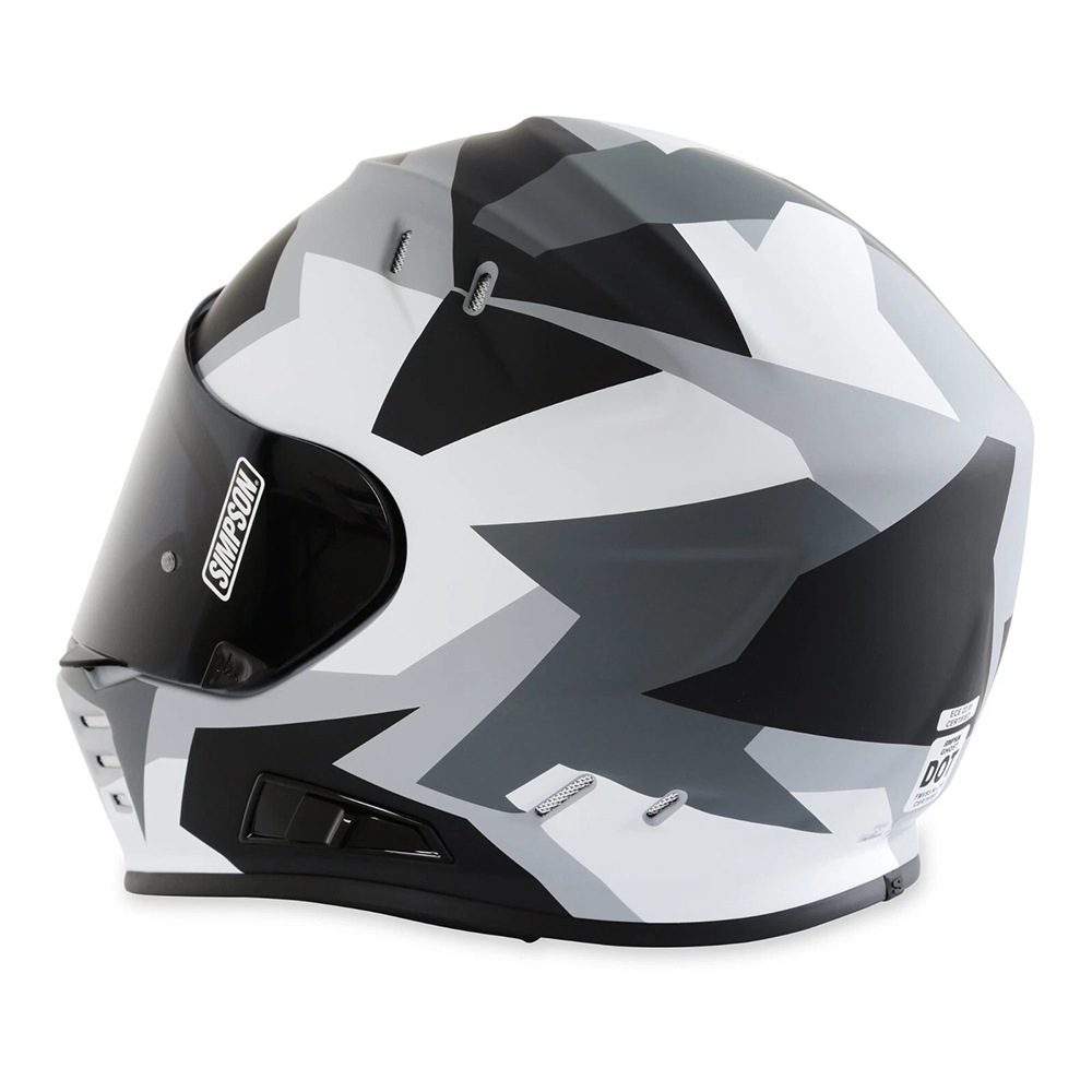 Simpson Venom Have Blue Full Face Helmet - Grey Charcoal - Image 5