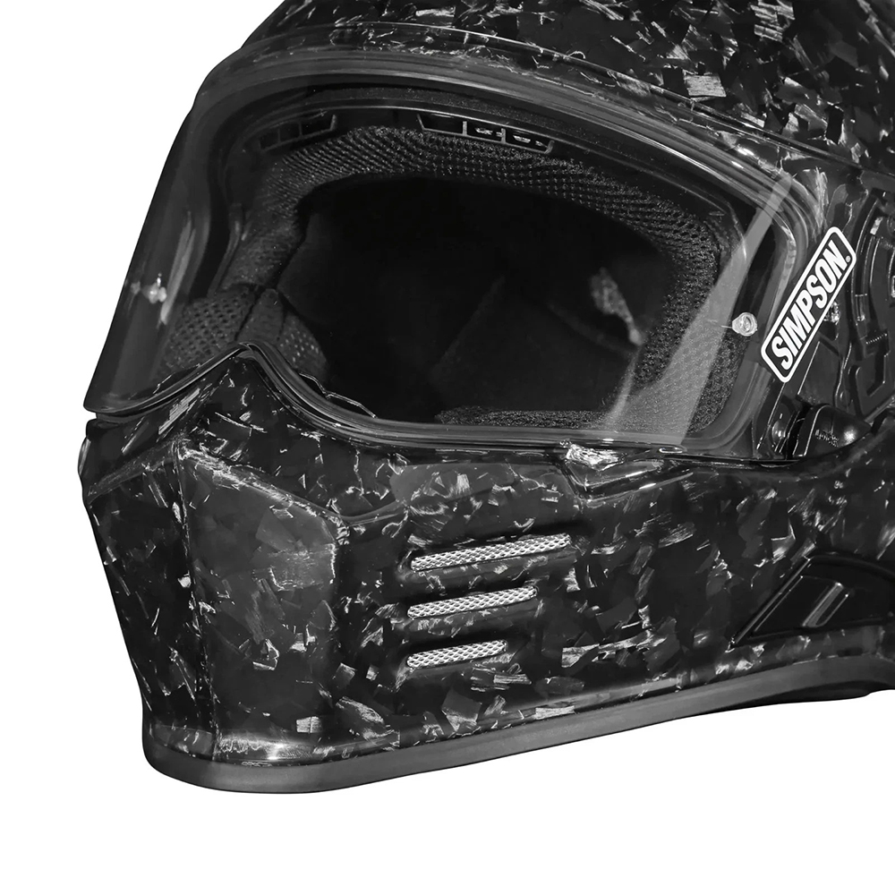Simpson Venom Full Face Helmet - Forged Carbon - Image 6