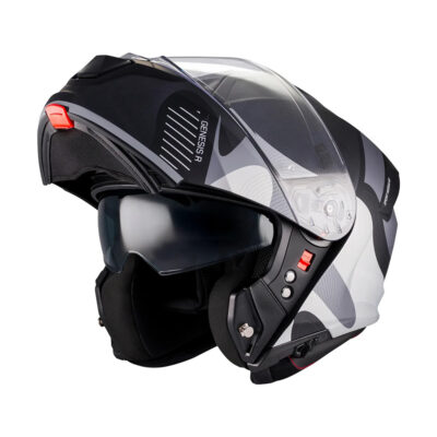 MT Genesis R SV Lancer Modular Helmet – Matt Black Grey