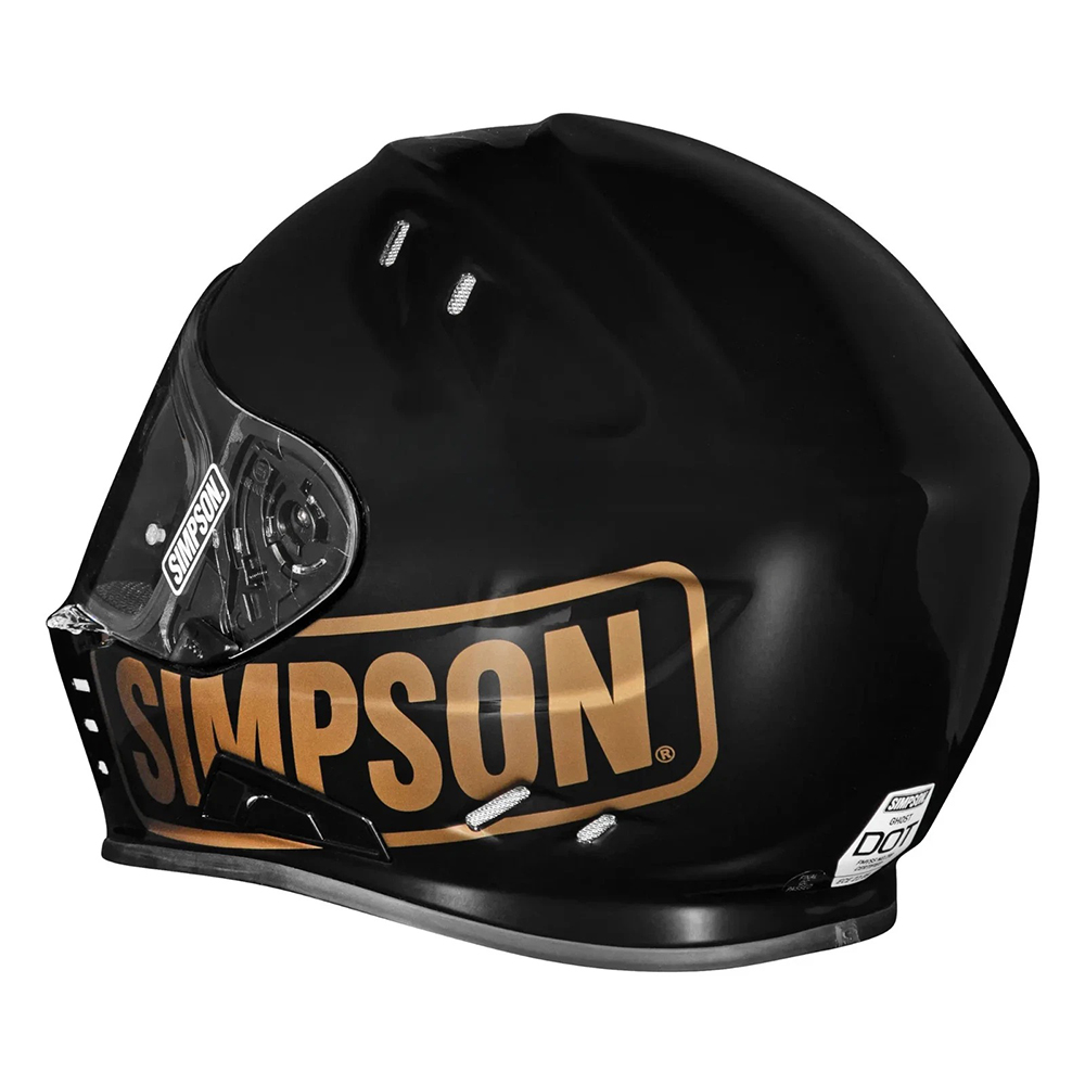 Simpson Venom Logo ST Full Face Helmet - Black - Image 5