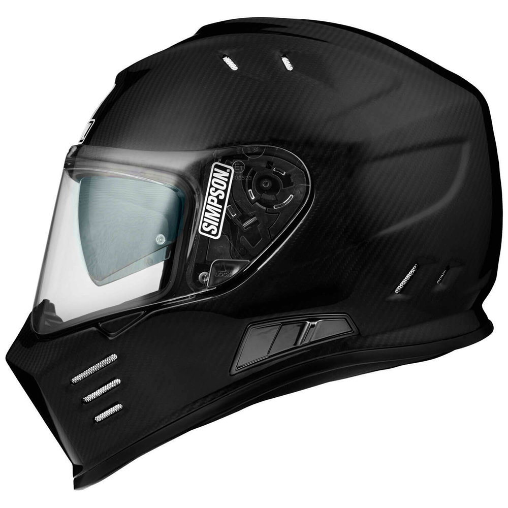 Simpson Venom Full Face Helmet - Carbon - Image 2