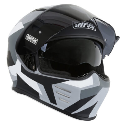 Simpson Venom Have Blue Full Face Helmet – Grey Charcoal