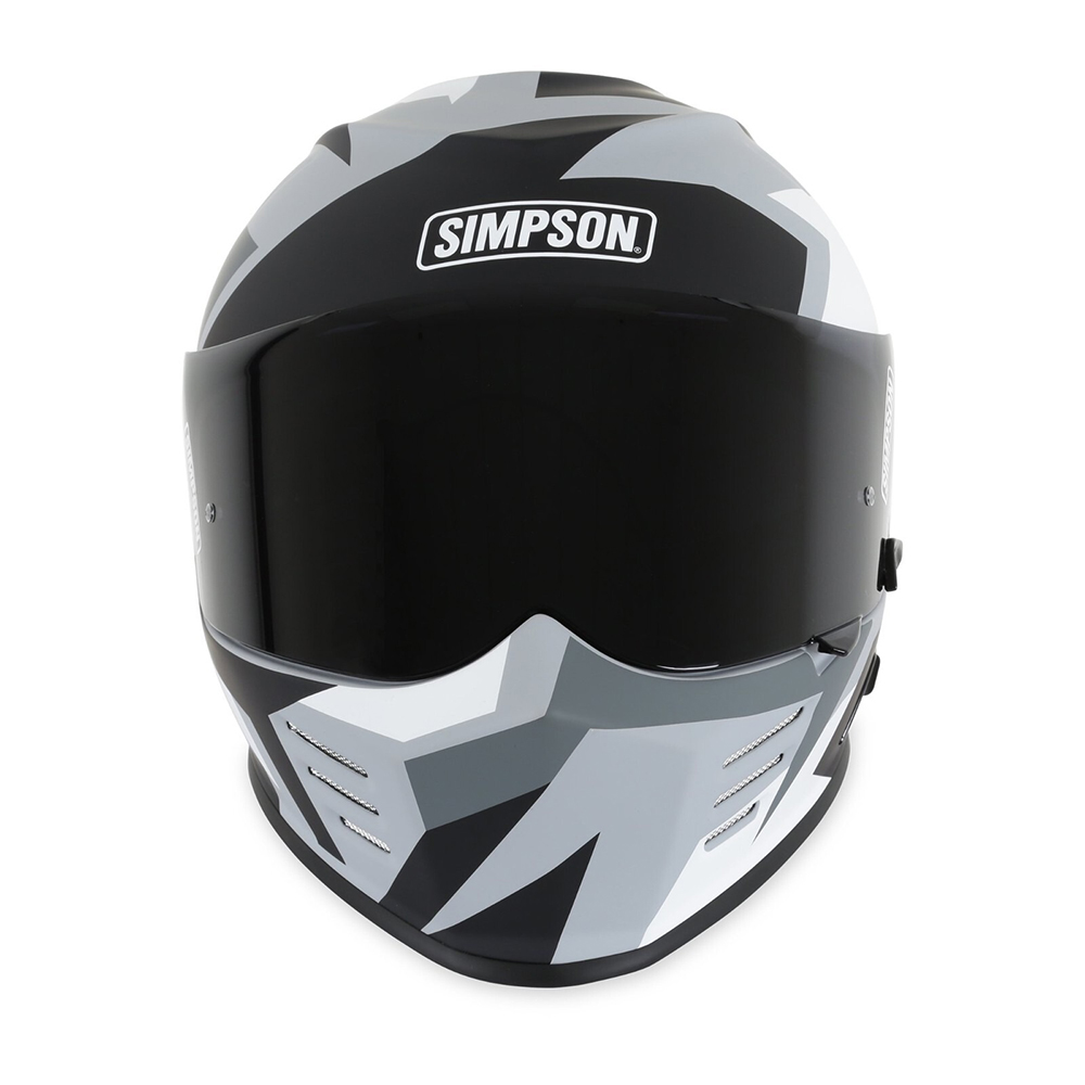 Simpson Venom Have Blue Full Face Helmet - Grey Charcoal - Image 4