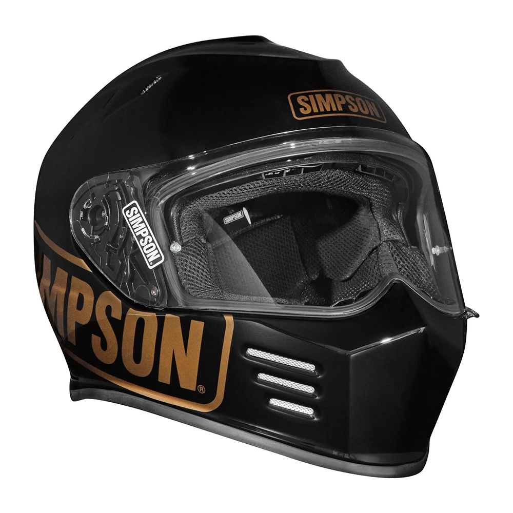Simpson Venom Logo ST Full Face Helmet - Black - Image 2