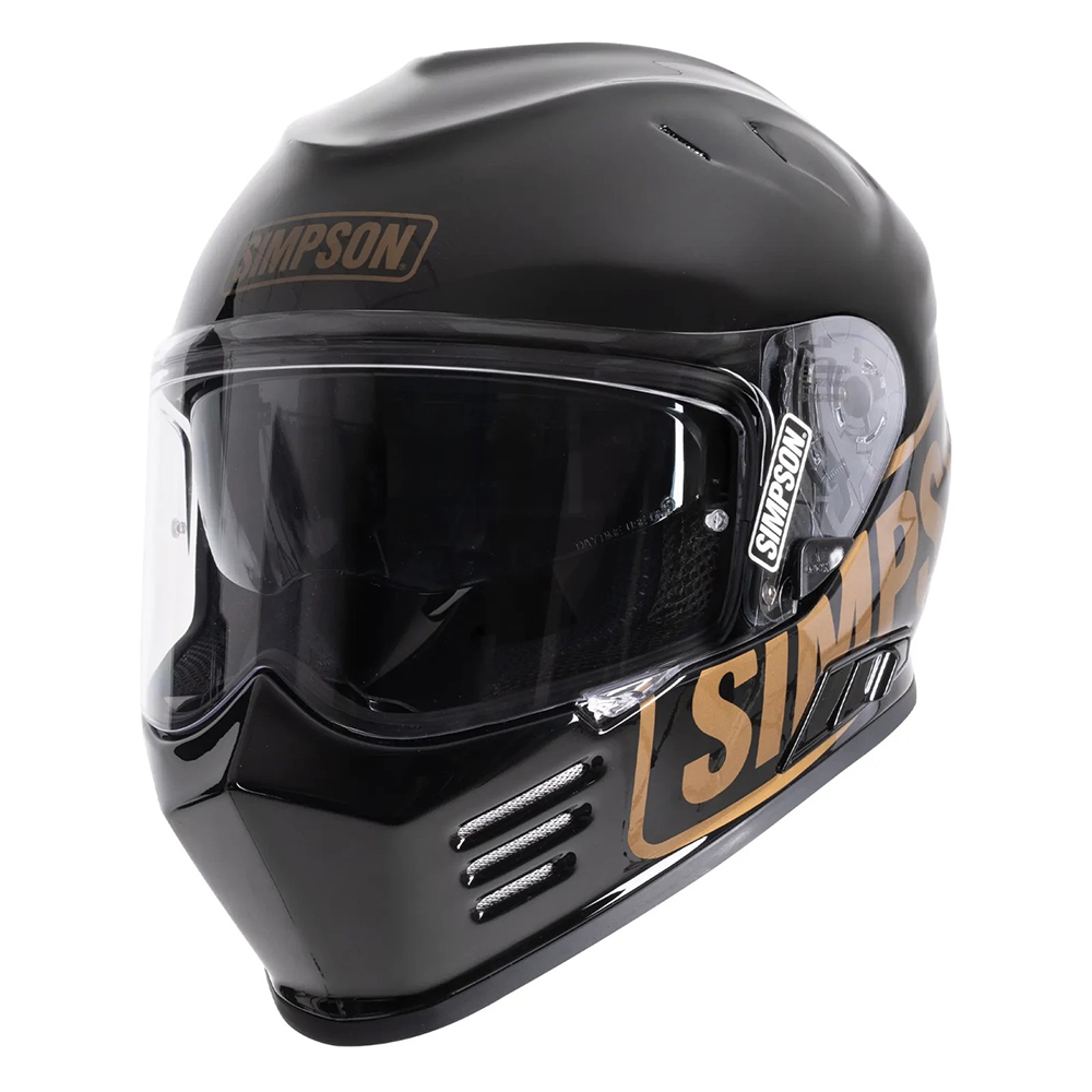 Simpson Venom Logo ST Full Face Helmet - Black