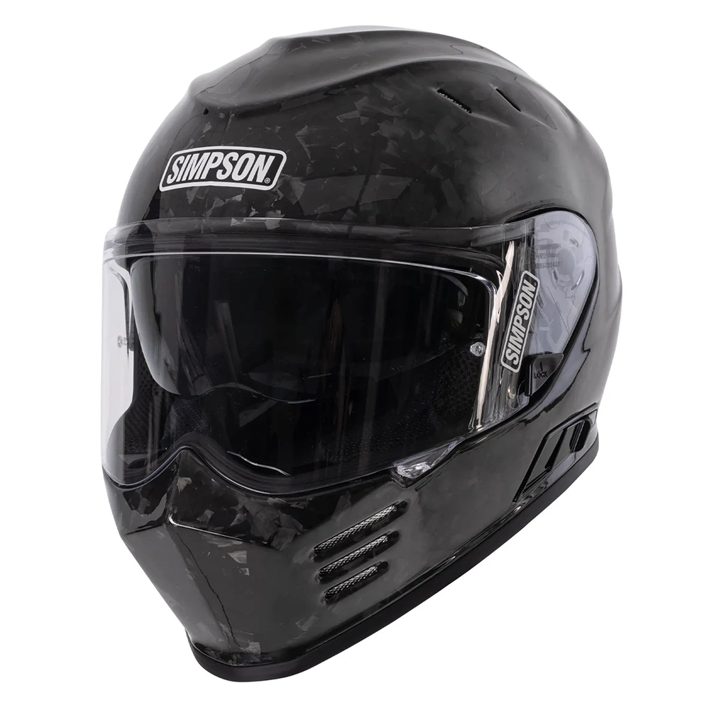 Simpson Venom Full Face Helmet - Forged Carbon