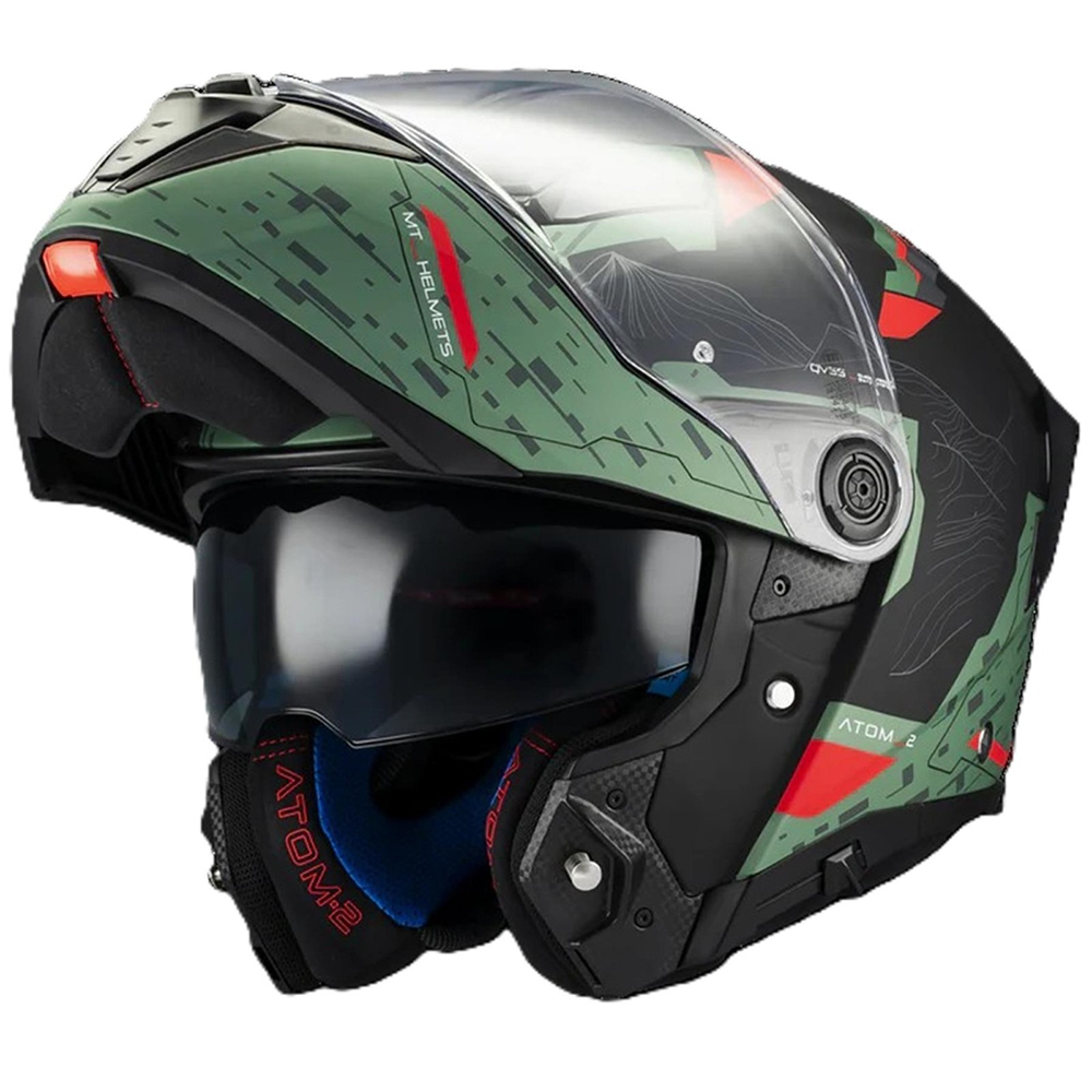 MT Atom 2 SV Highlands Modular Helmet - Image 7
