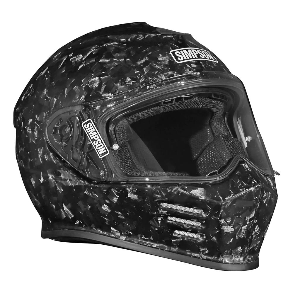 Simpson Venom Full Face Helmet - Forged Carbon - Image 2