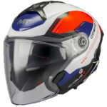 Gloss White Red Navy