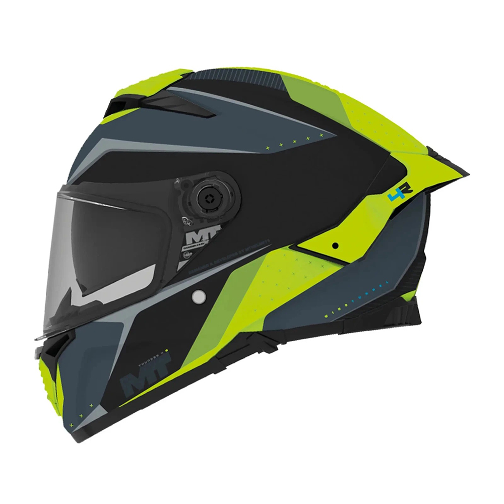 MT Thunder 4 R Wind Tunnel Full Face Helmet - Image 3