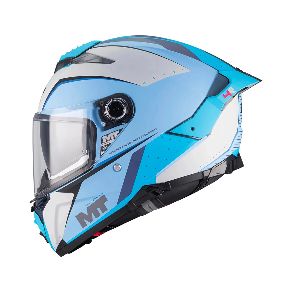 MT Thunder 4 R Wind Tunnel Full Face Helmet - Image 7