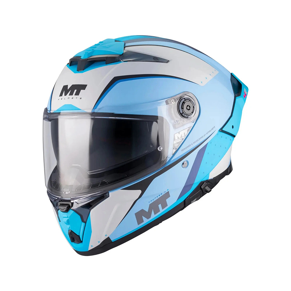 MT Thunder 4 R Wind Tunnel Full Face Helmet - Image 6