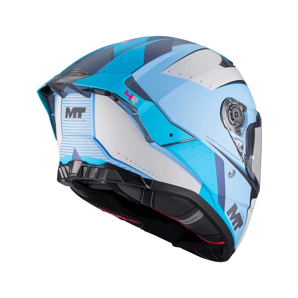 MT Thunder 4 R Wind Tunnel Full Face Helmet - Image 10