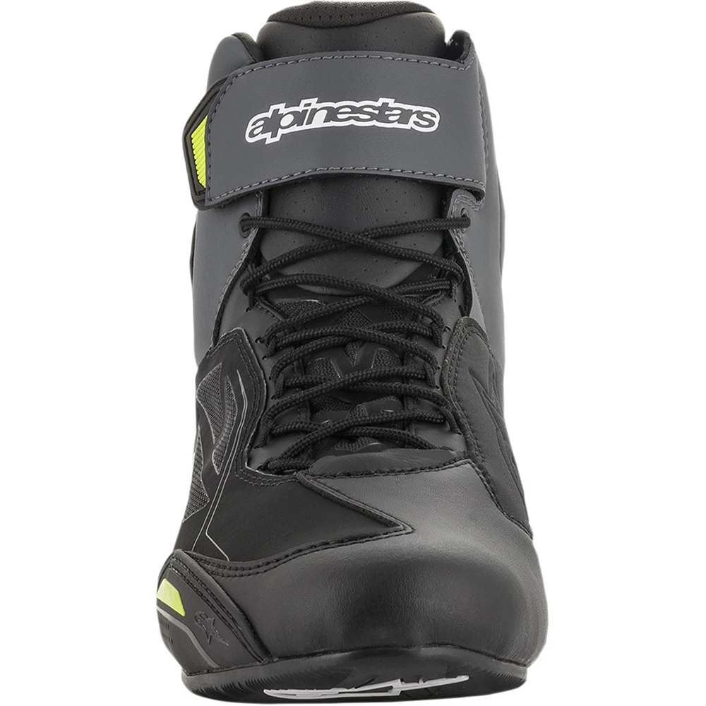 Alpinestars Faster-3 DryStar Shoes - Black Grey Fluo - Image 2