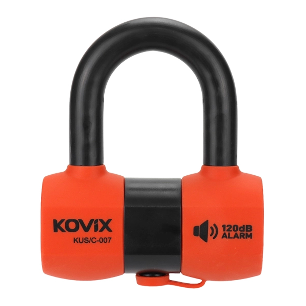 KUSC Mini U lock with Alarm - 14mm